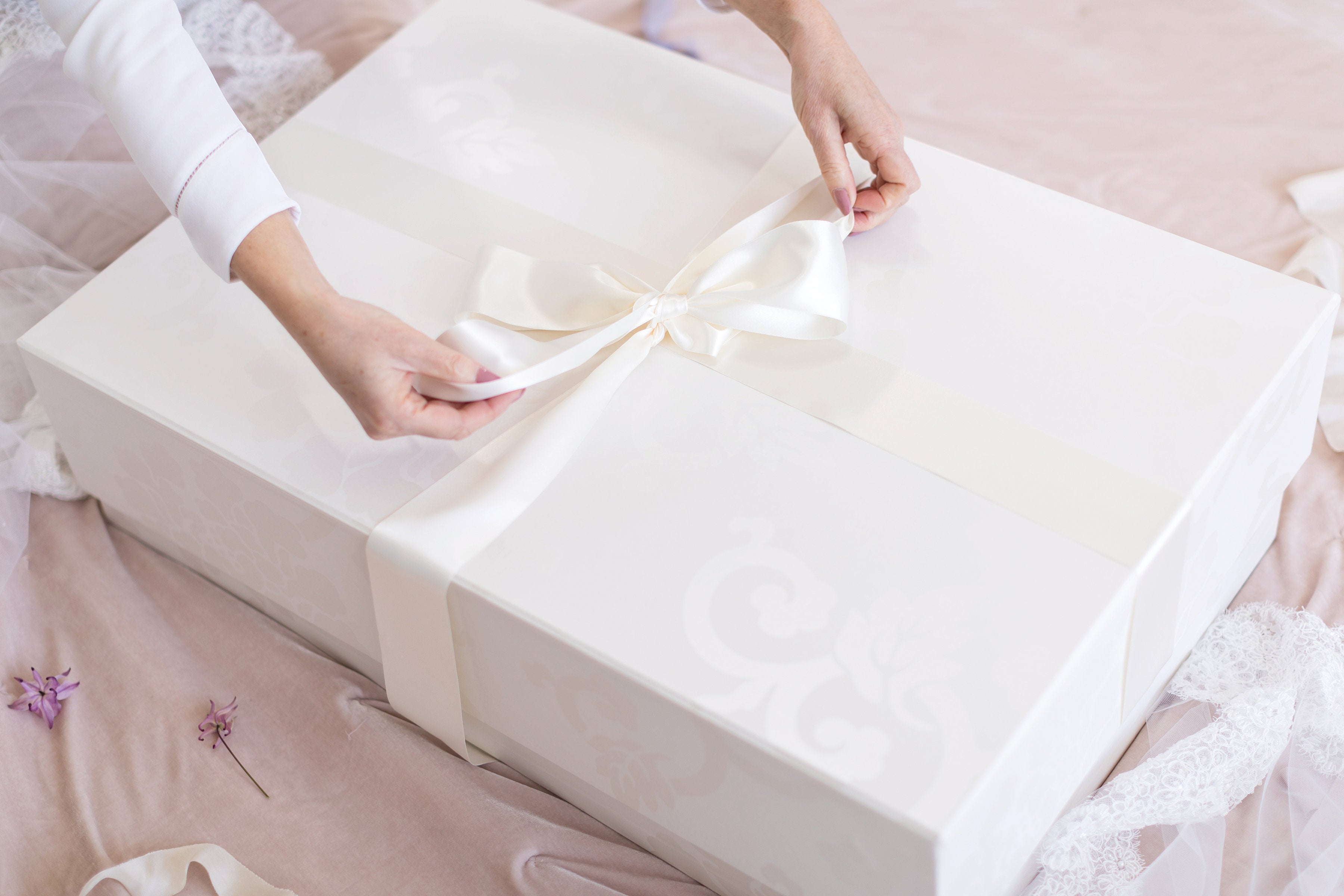 Wedding Dress Box - Crystal - The Dress Cleaning Company